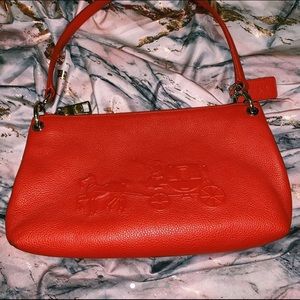 Burnt Orange Coach Hand Bag! Great Condition.